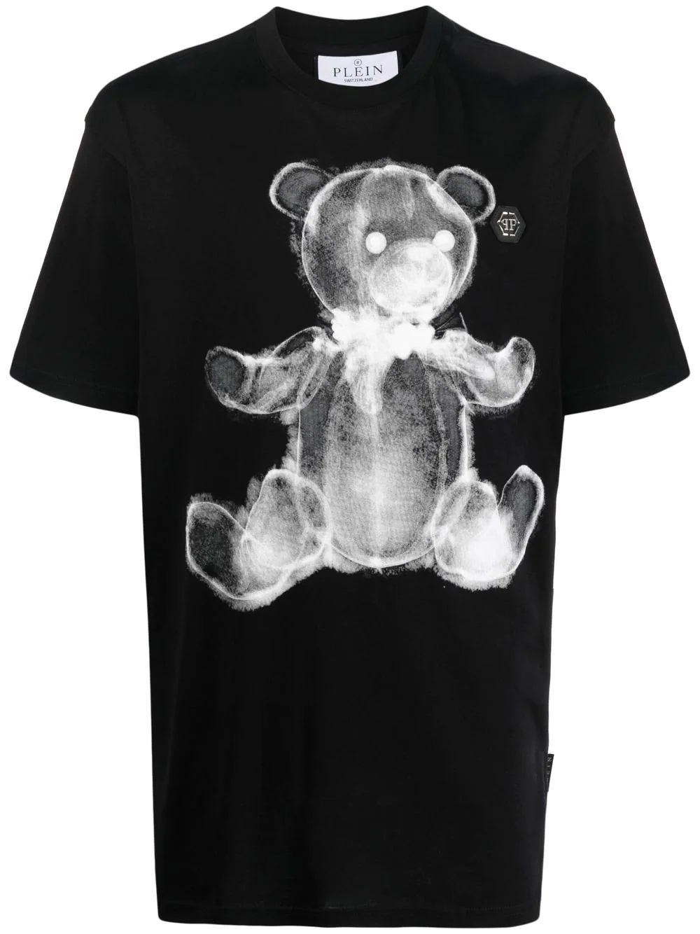 teddy print T-shirt - 1