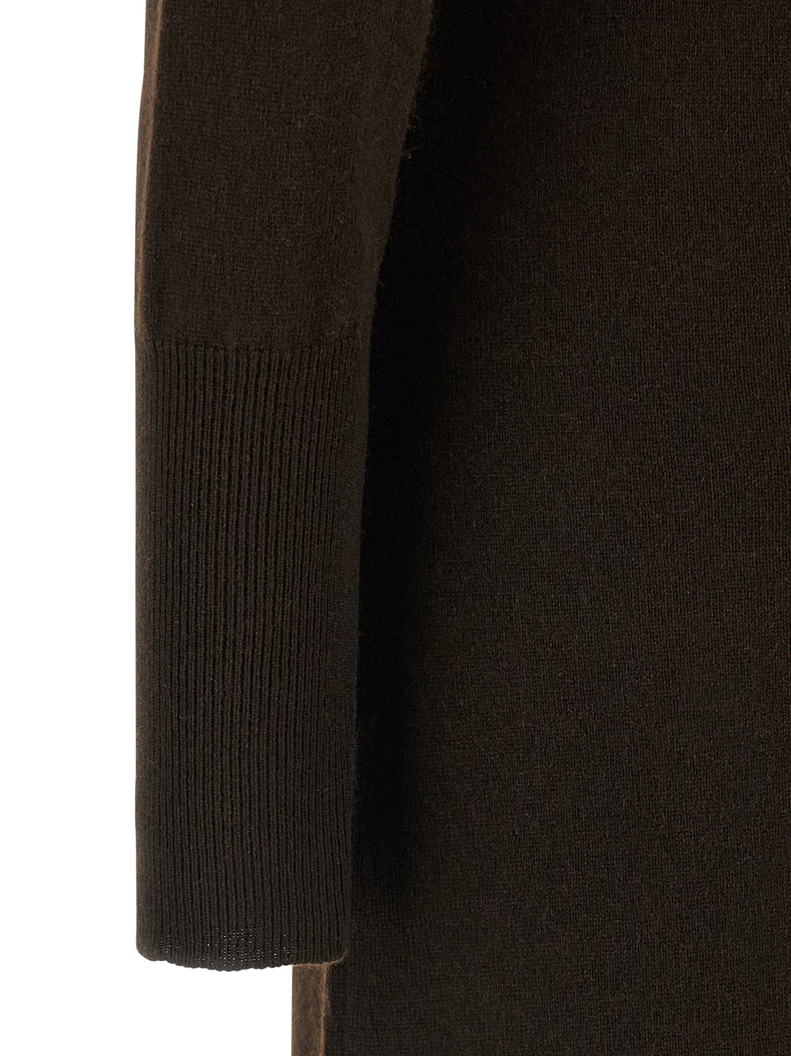 High Neck Dress Dresses Brown - 4