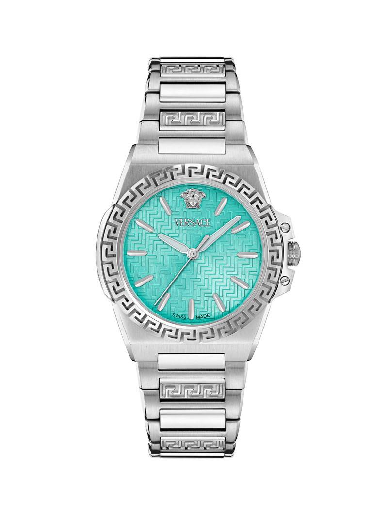 Women's Greca Reaction Stainless Steel Bracelet Watch/38MM - Stainless Steel 1