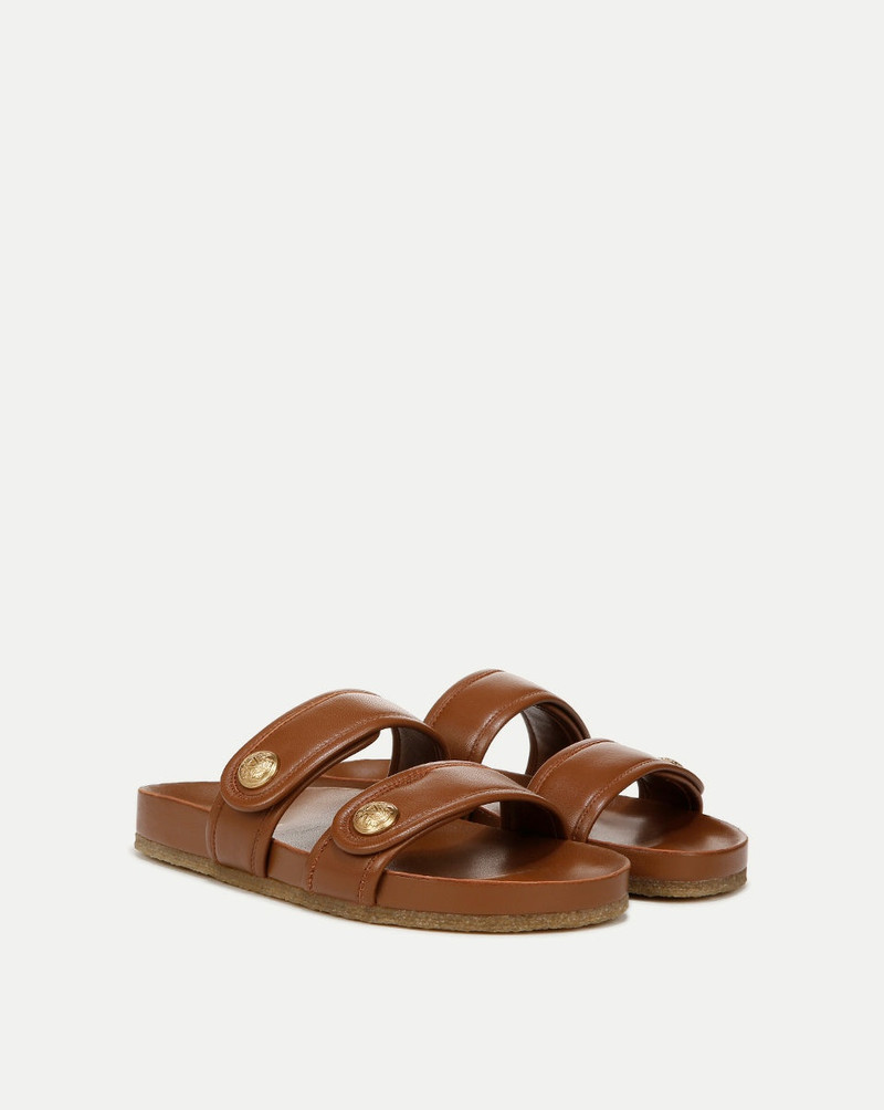 PERCEY LEATHER SLIDE SANDAL 2