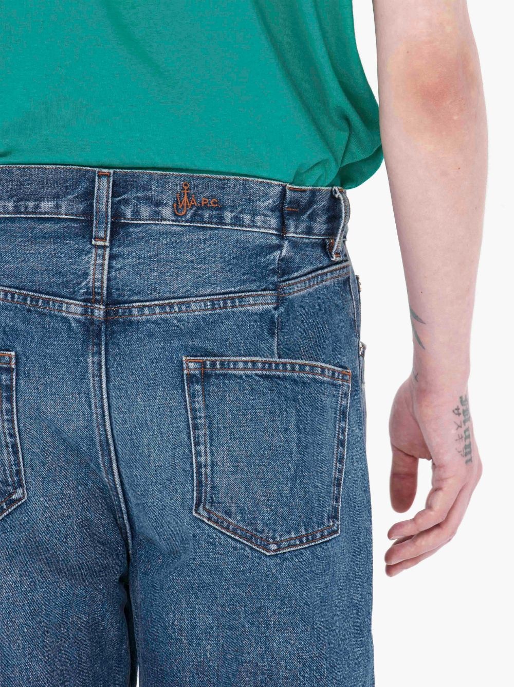 A.P.C. X JW ANDERSON - APC JEAN ULYSSE - WIDE LEG DENIM JEANS - 5
