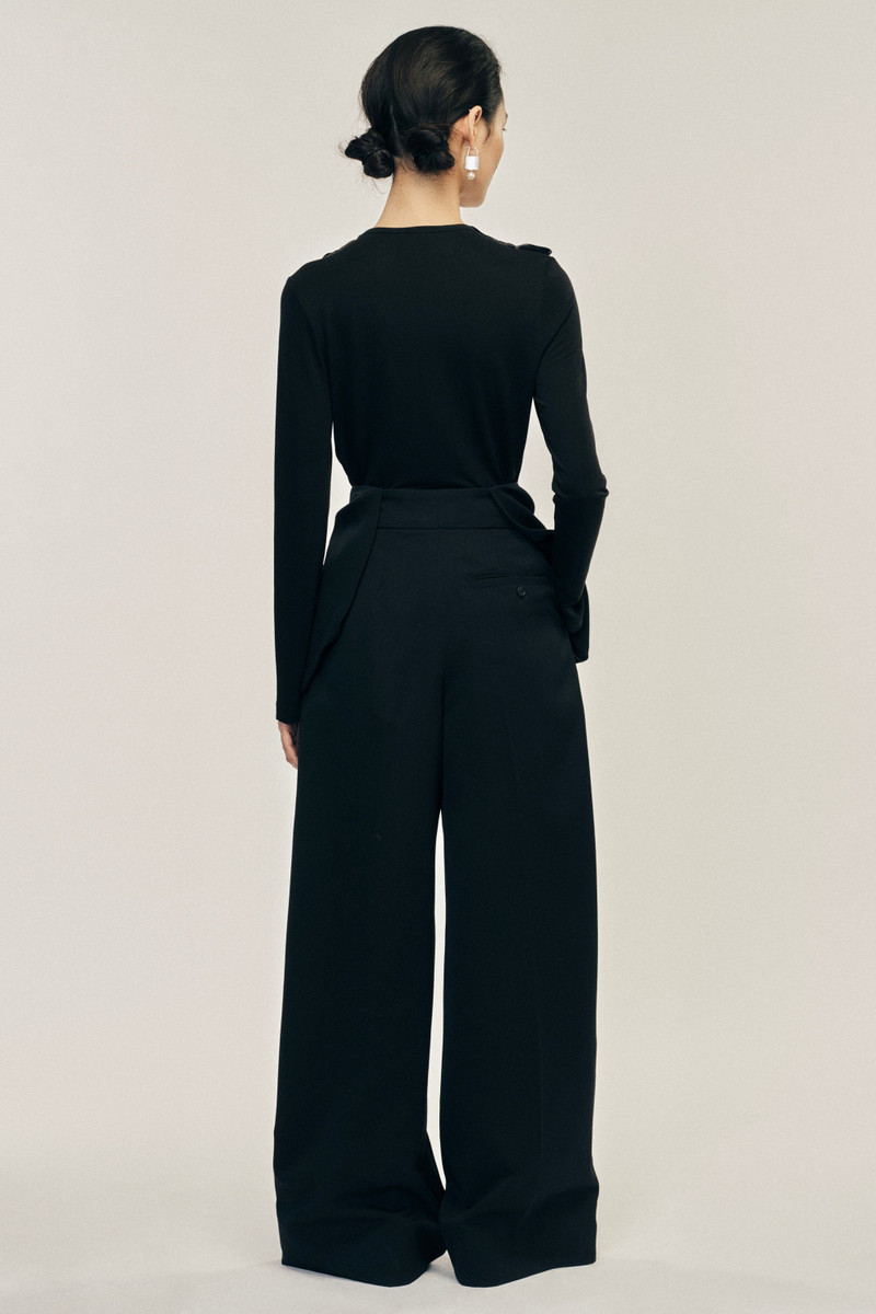 Simone Rocha Bow Waist Wide Leg Trousers outlook