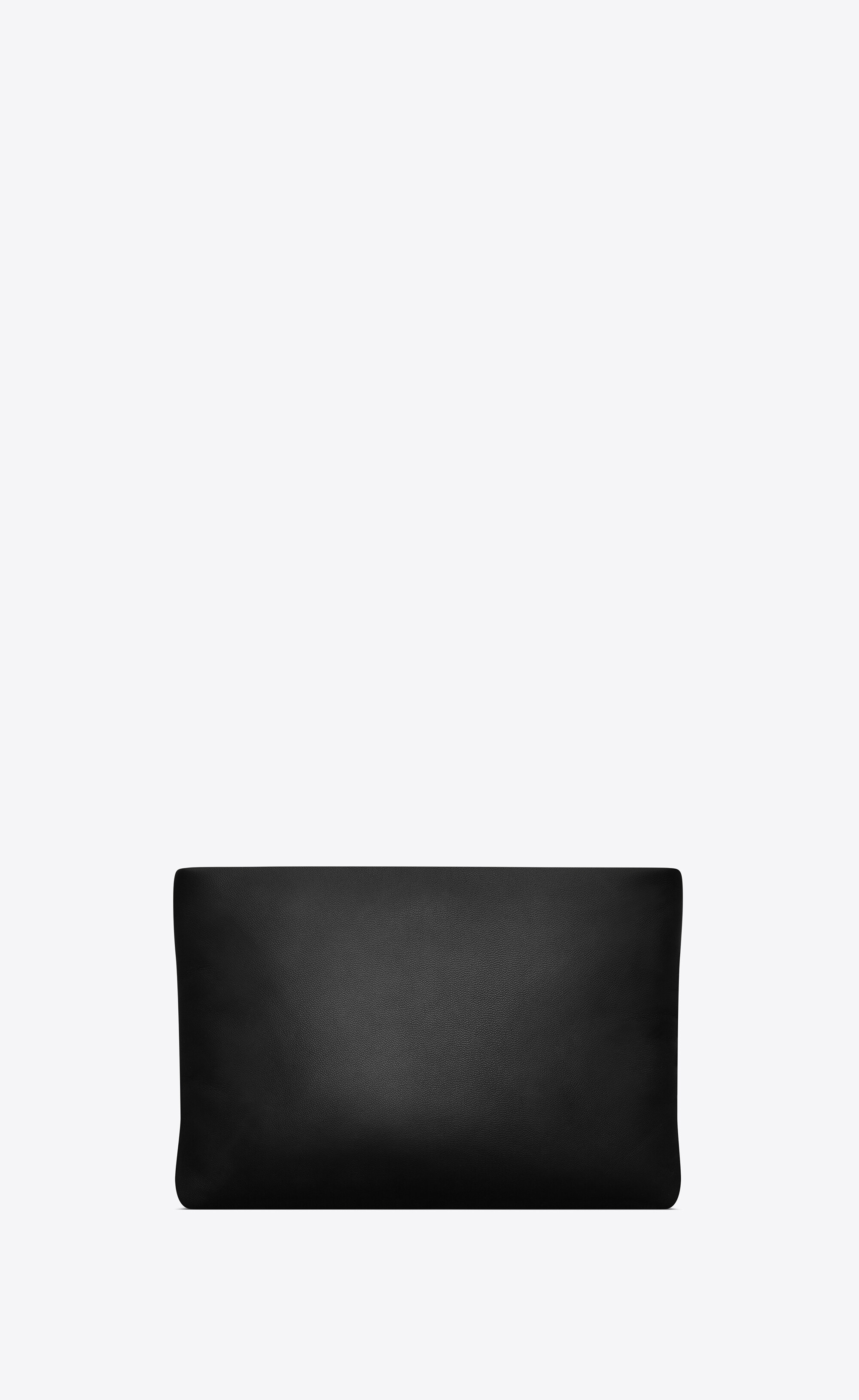 saint laurent small puffy pouch in lambskin - 2