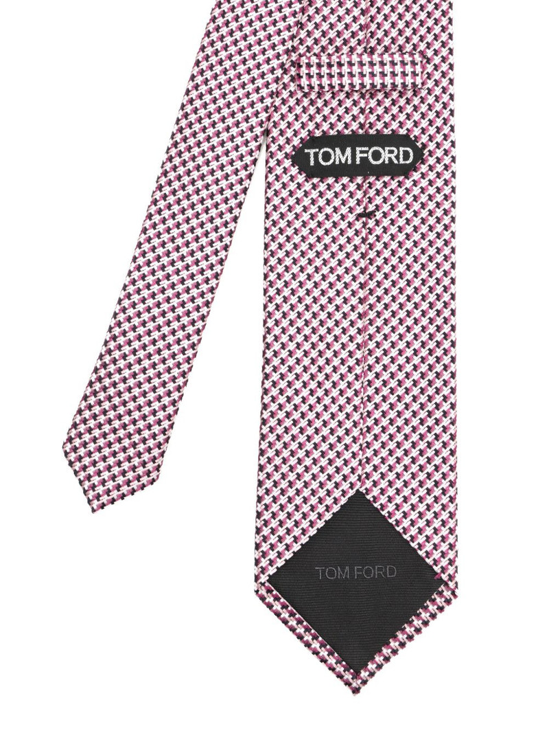 TOM FORD patterned silk tie outlook