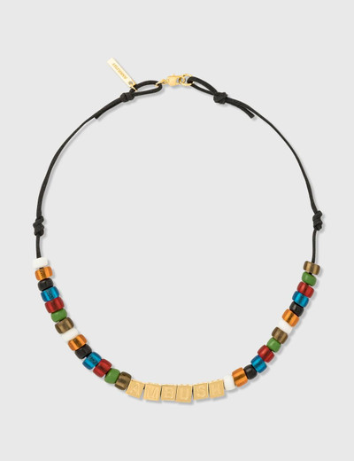 Ambush Letter-Block & Beads Necklace outlook