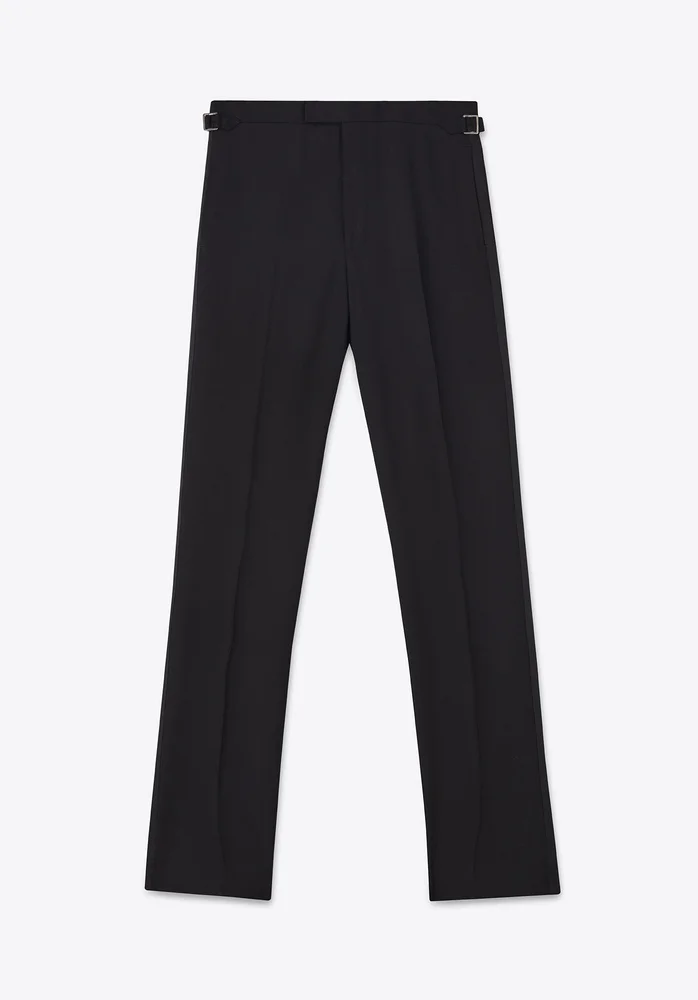 TROUSER 78 BLACK TUX WOOL - 1