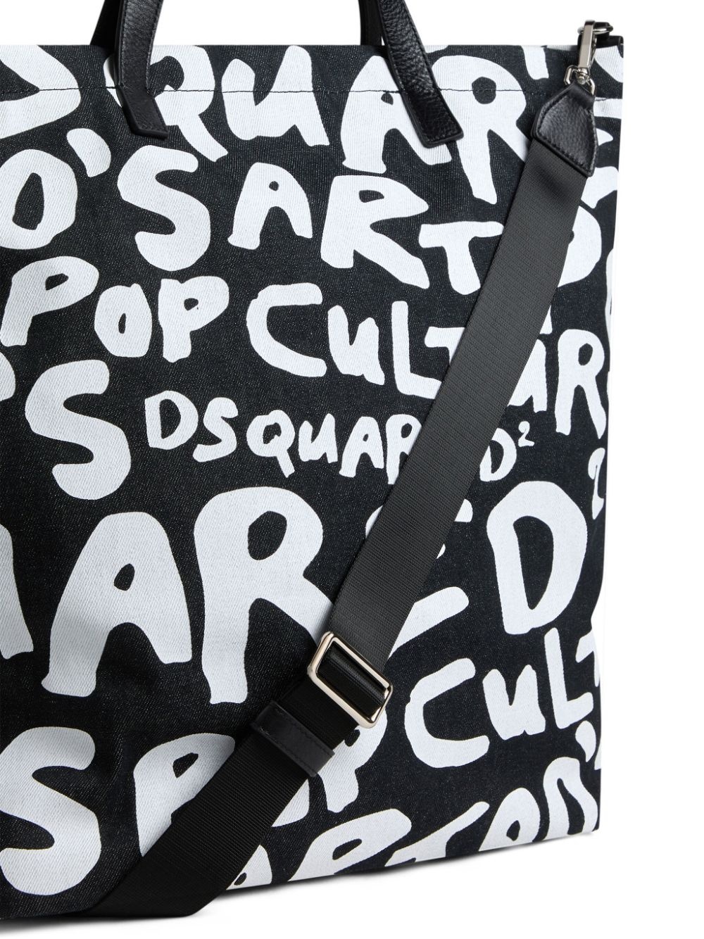 logo-print tote bag - 3