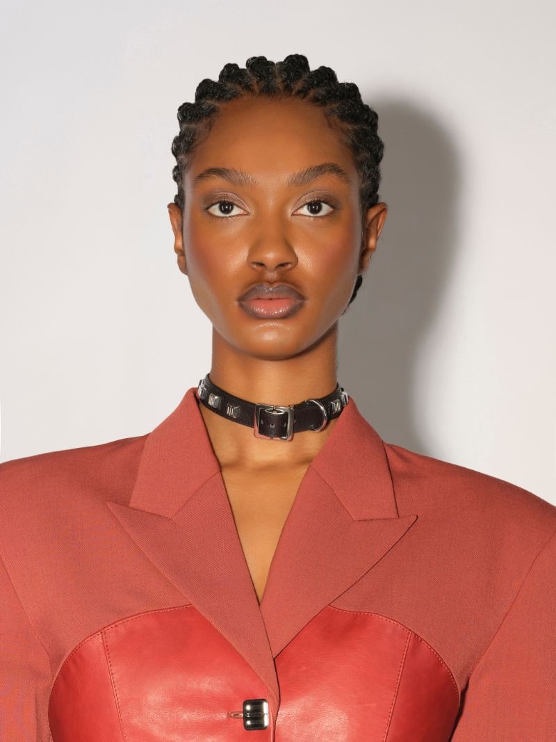 MONOGRAM STUD CHOKER - 2