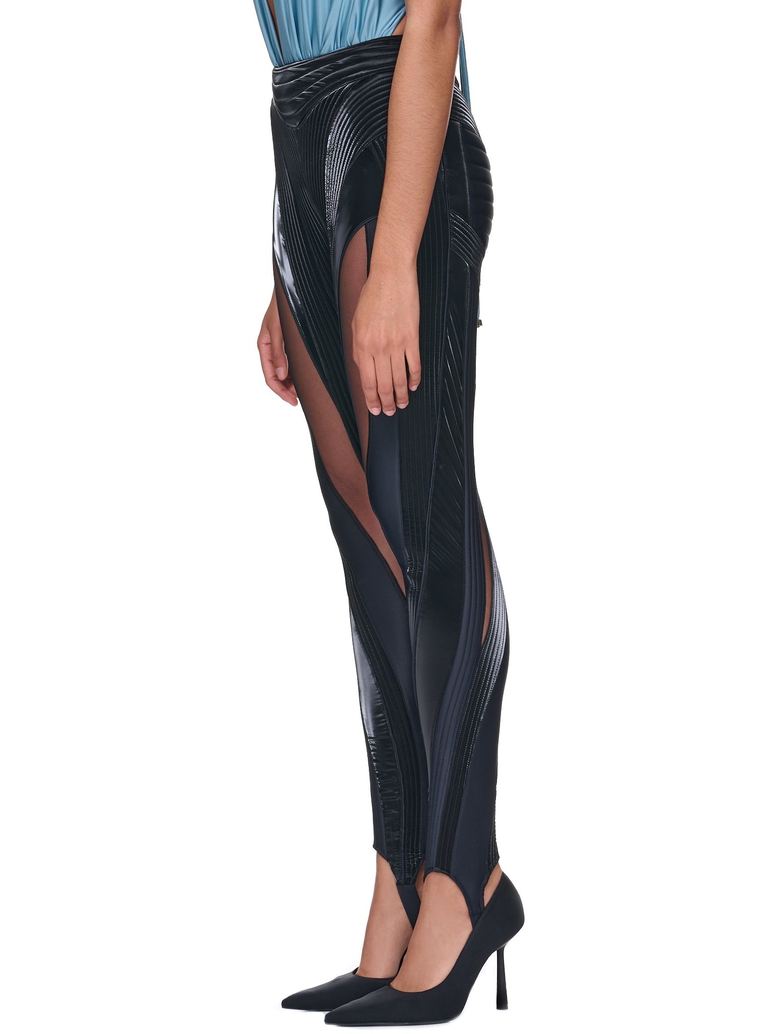 Quilted Illusion Leggings - 2
