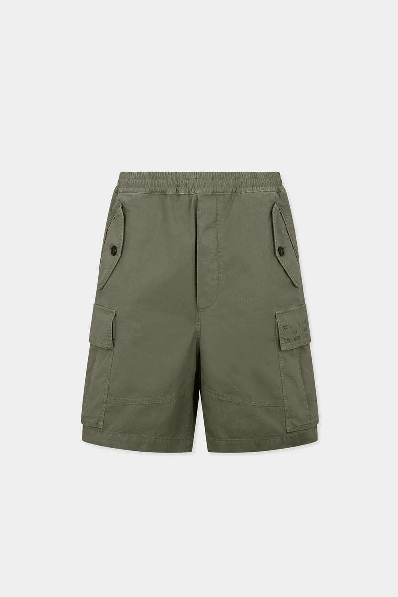 COTTON RIPSTOP D2 CARGO SHORT - 1
