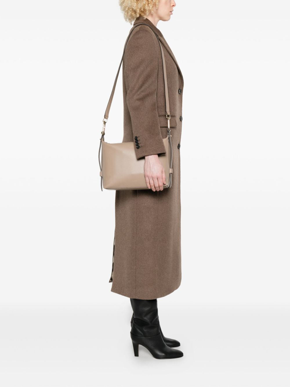 zip-fastening shoulder bag - 2