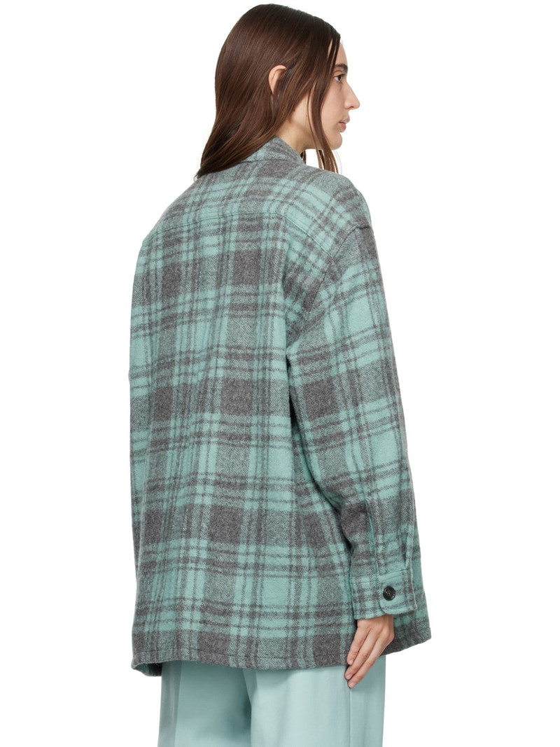 Blue & Gray Plaid Jacket 3
