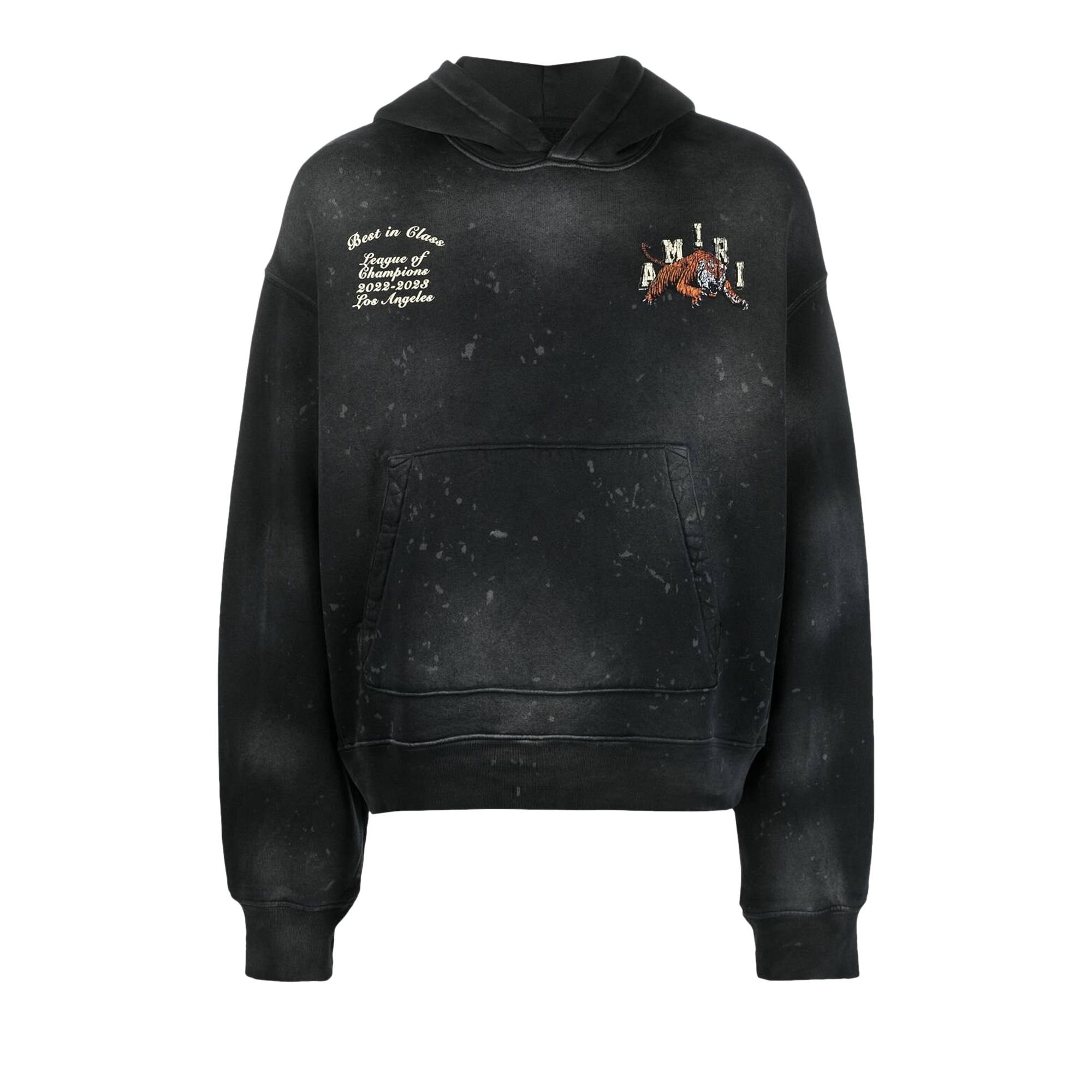 Amiri Vintage Tiger Varsity Hoodie 'Black' - 1