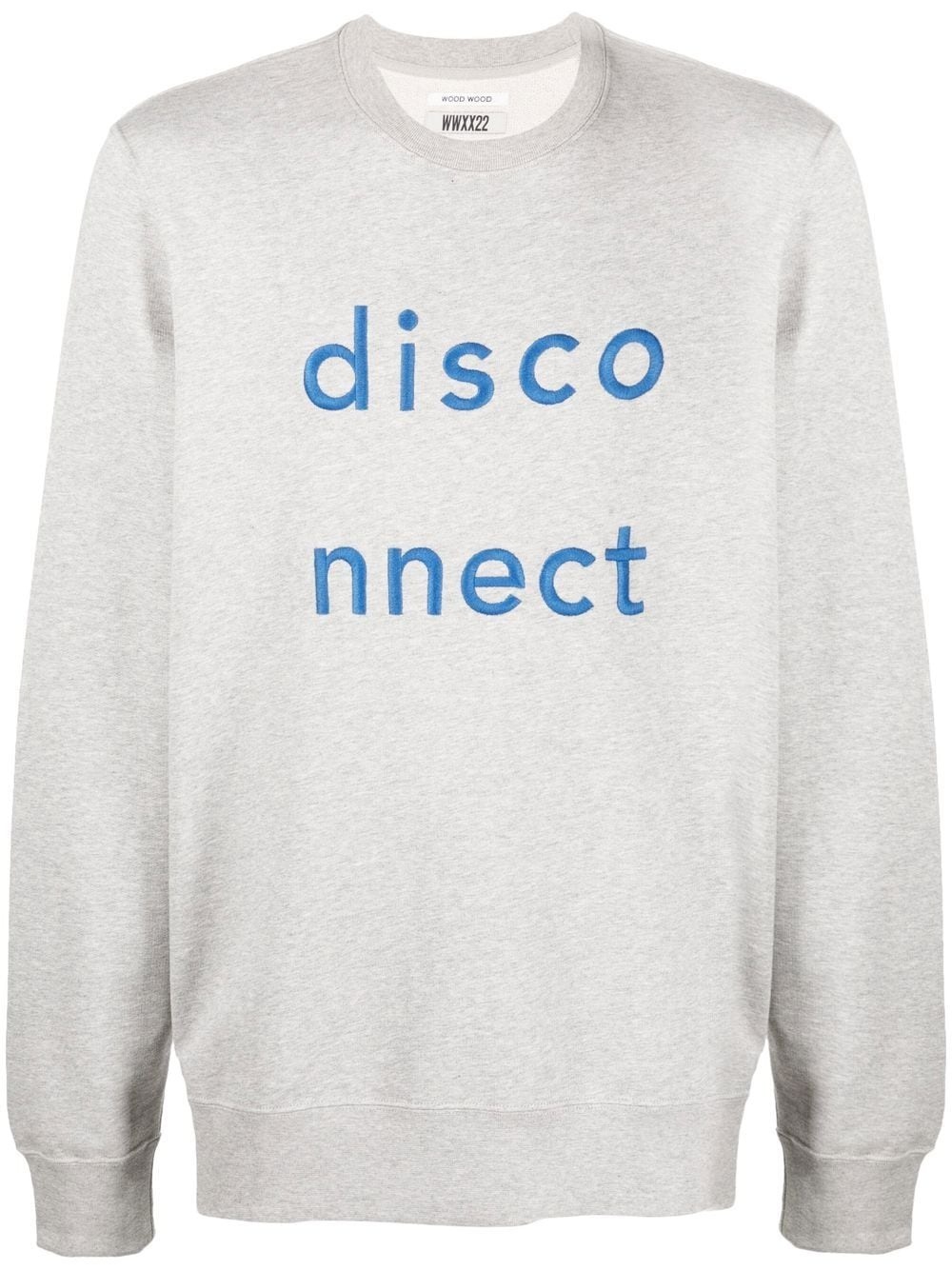 Disco embroidered-slogan sweatshirt - 1