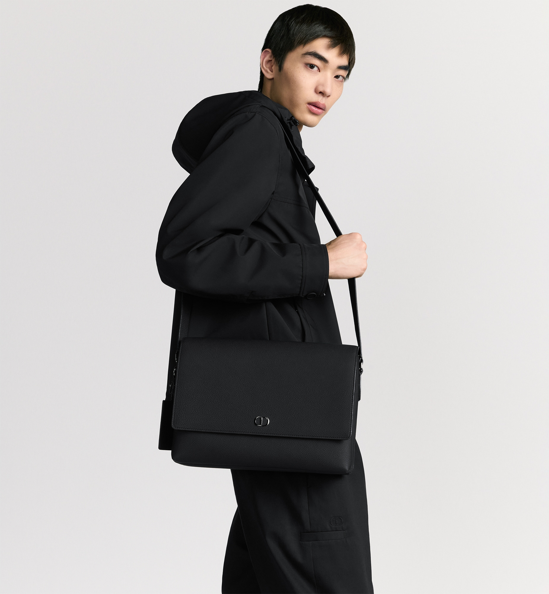 CD Icon Messenger Bag with Flap - 2