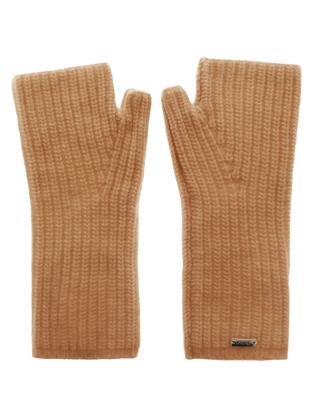 Herno Women Wool Ribbed Muffs - 1