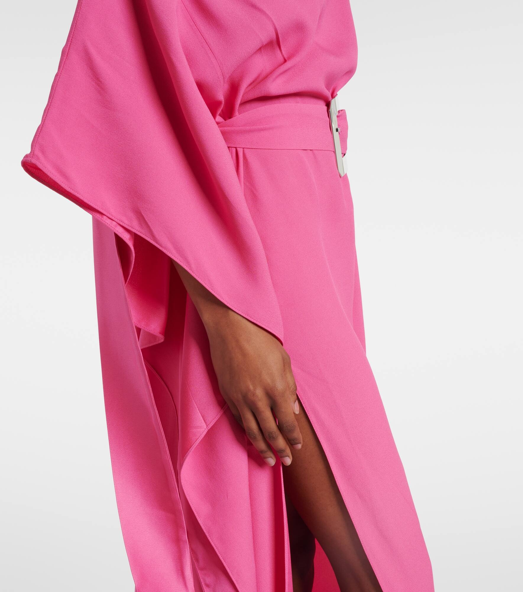 Taylor belted crêpe cady kaftan - 5