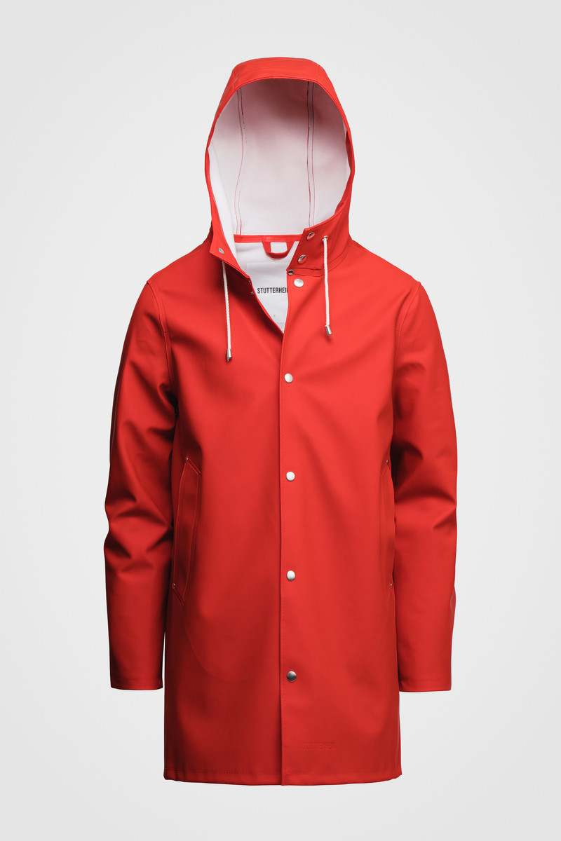 Stockholm Raincoat Red 1