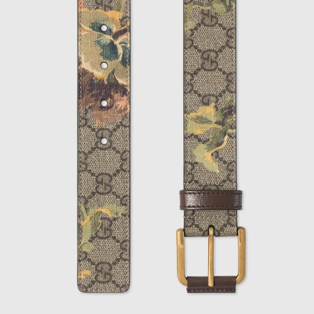 GG carnation print belt - 2