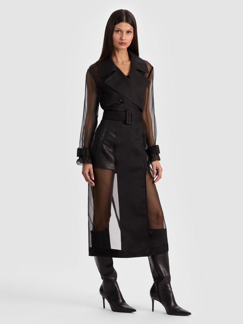 SILVIA SHEER MAXI TRENCH 3