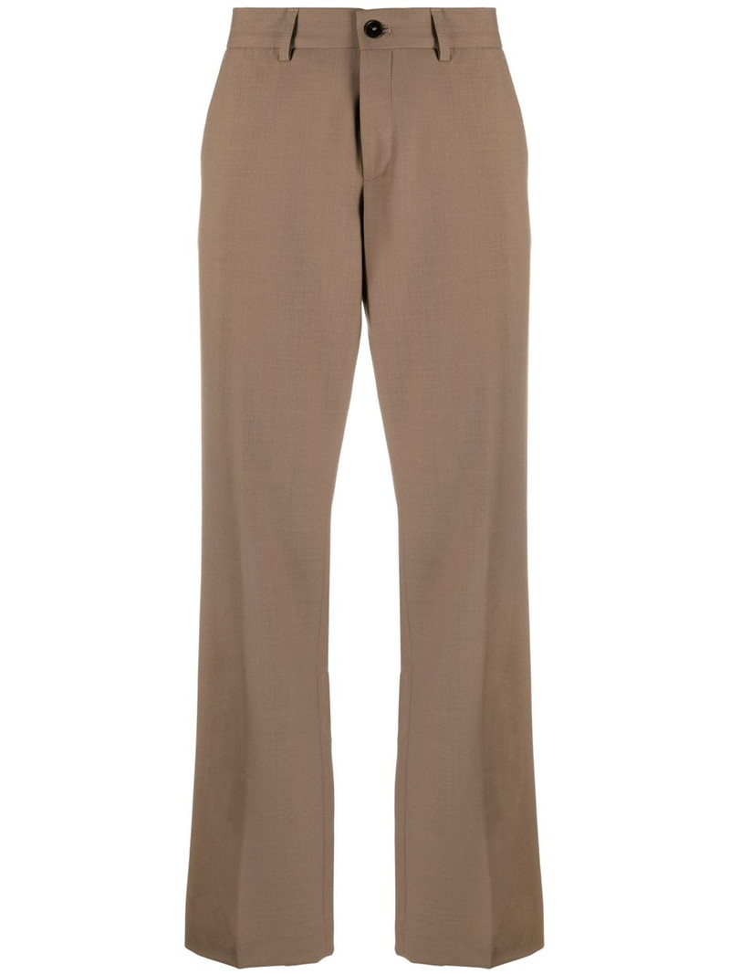 straight-leg mid-rise trousers 1