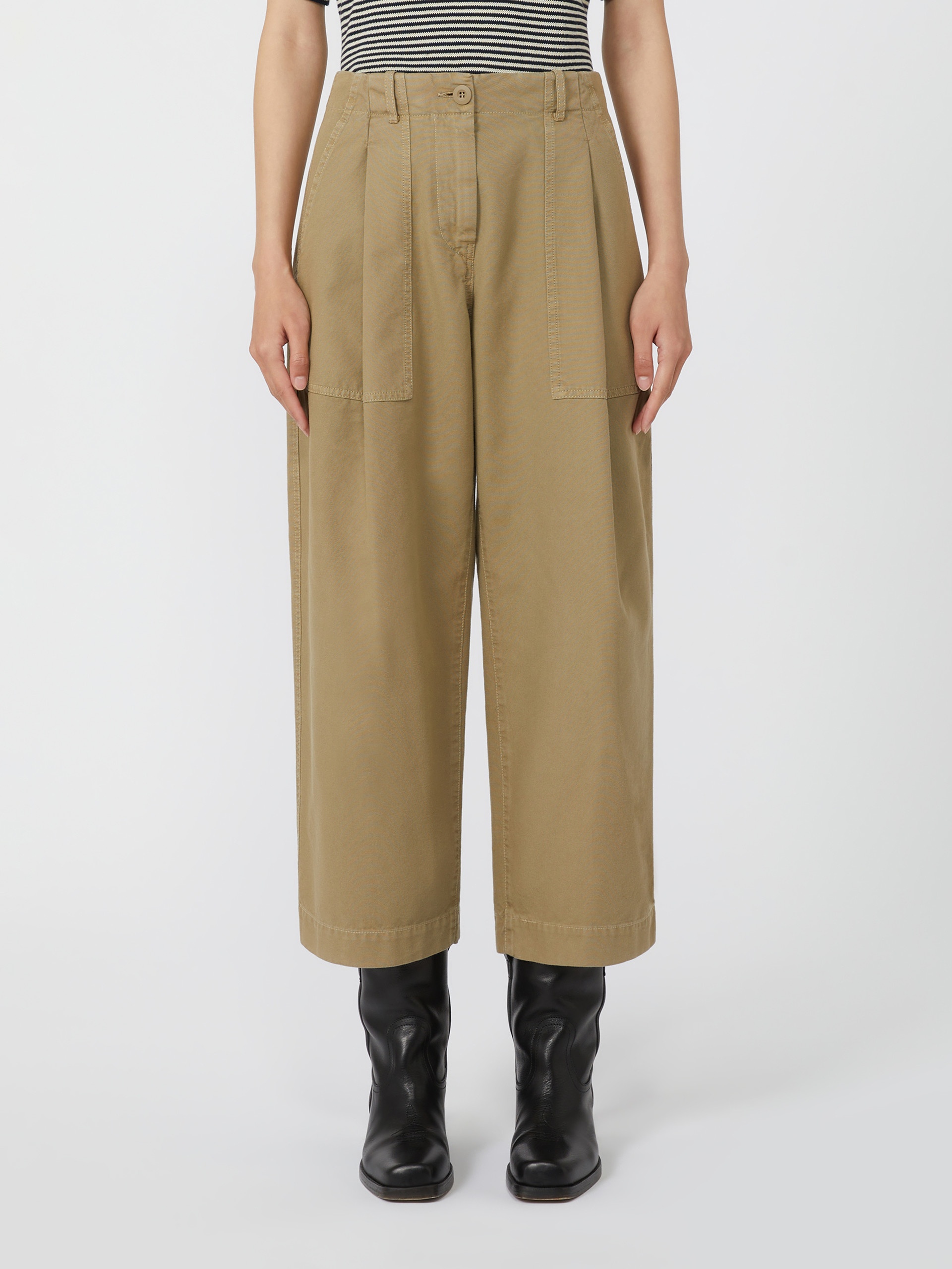 VISTA Canvas barrel-leg jeans - 3