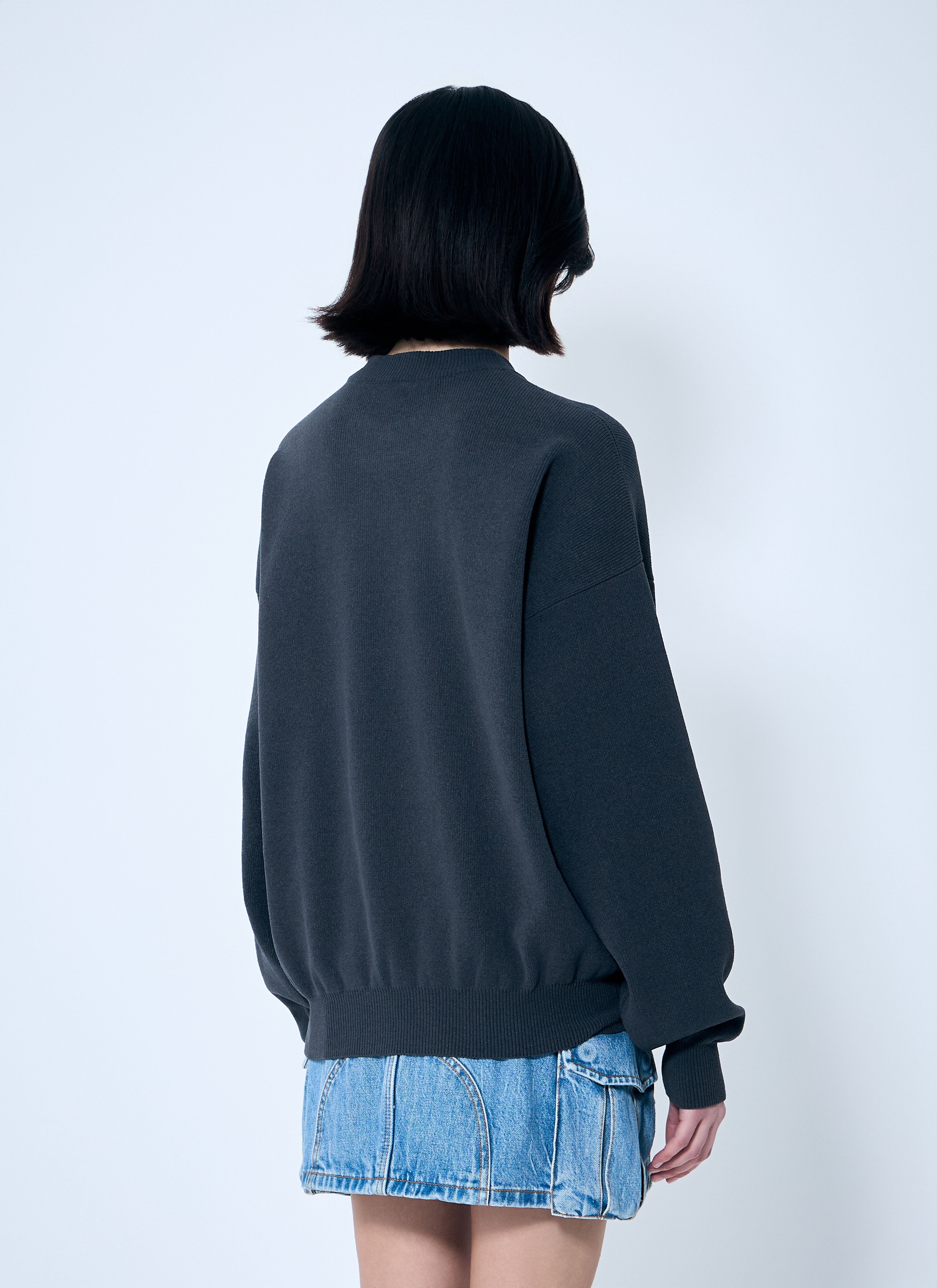 Logo Embossed Sweater - 4