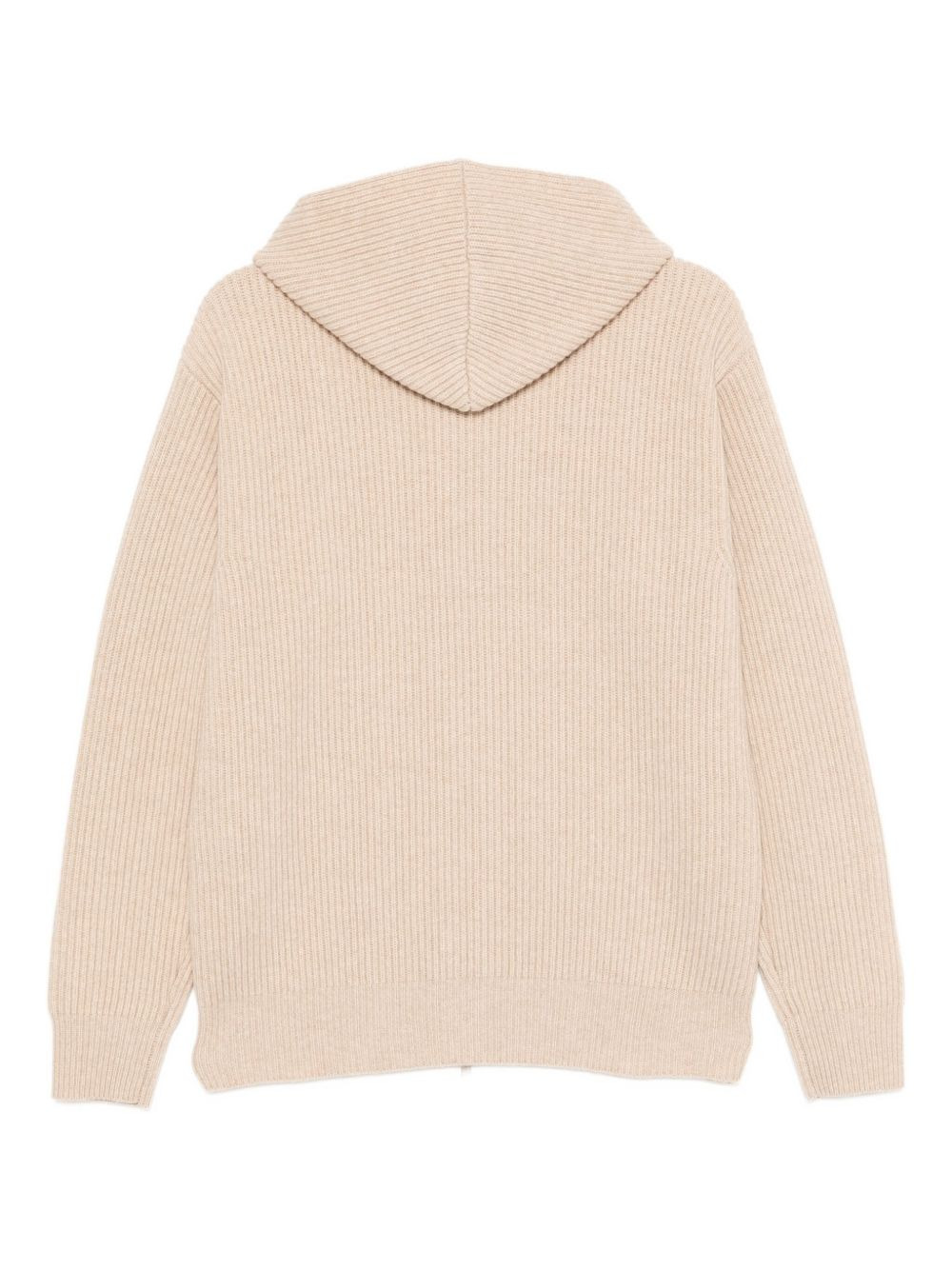 hooded cardigan - 2