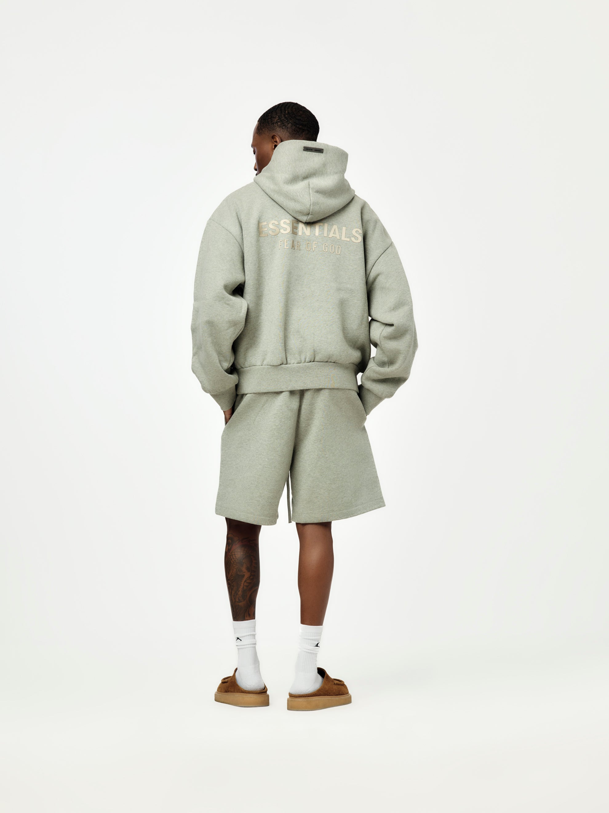 CLASSIC FLEECE SWEATSHORT (CONCRETE) - 5