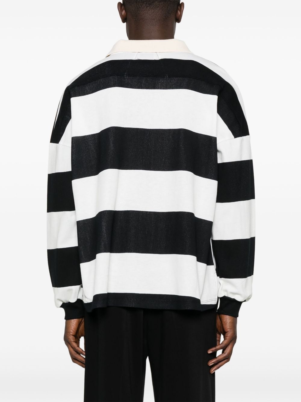 striped polo shirt - 3