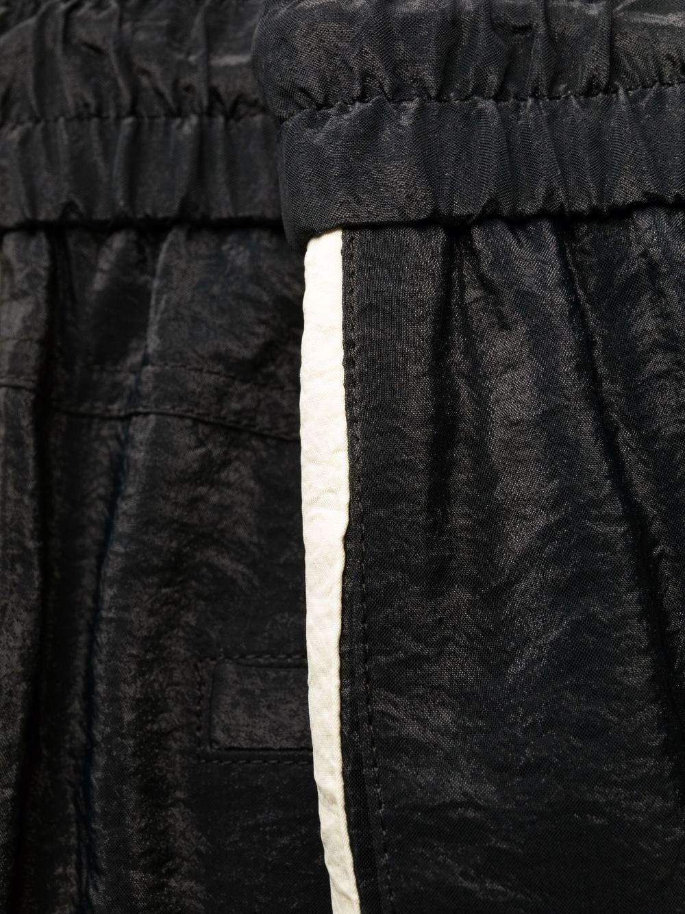 side-stripe tapered trousers - 7