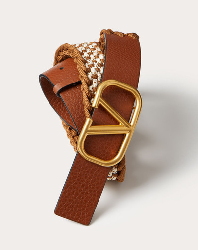 Valentino VLOGO SIGNATURE FABRIC BELT 30MM outlook