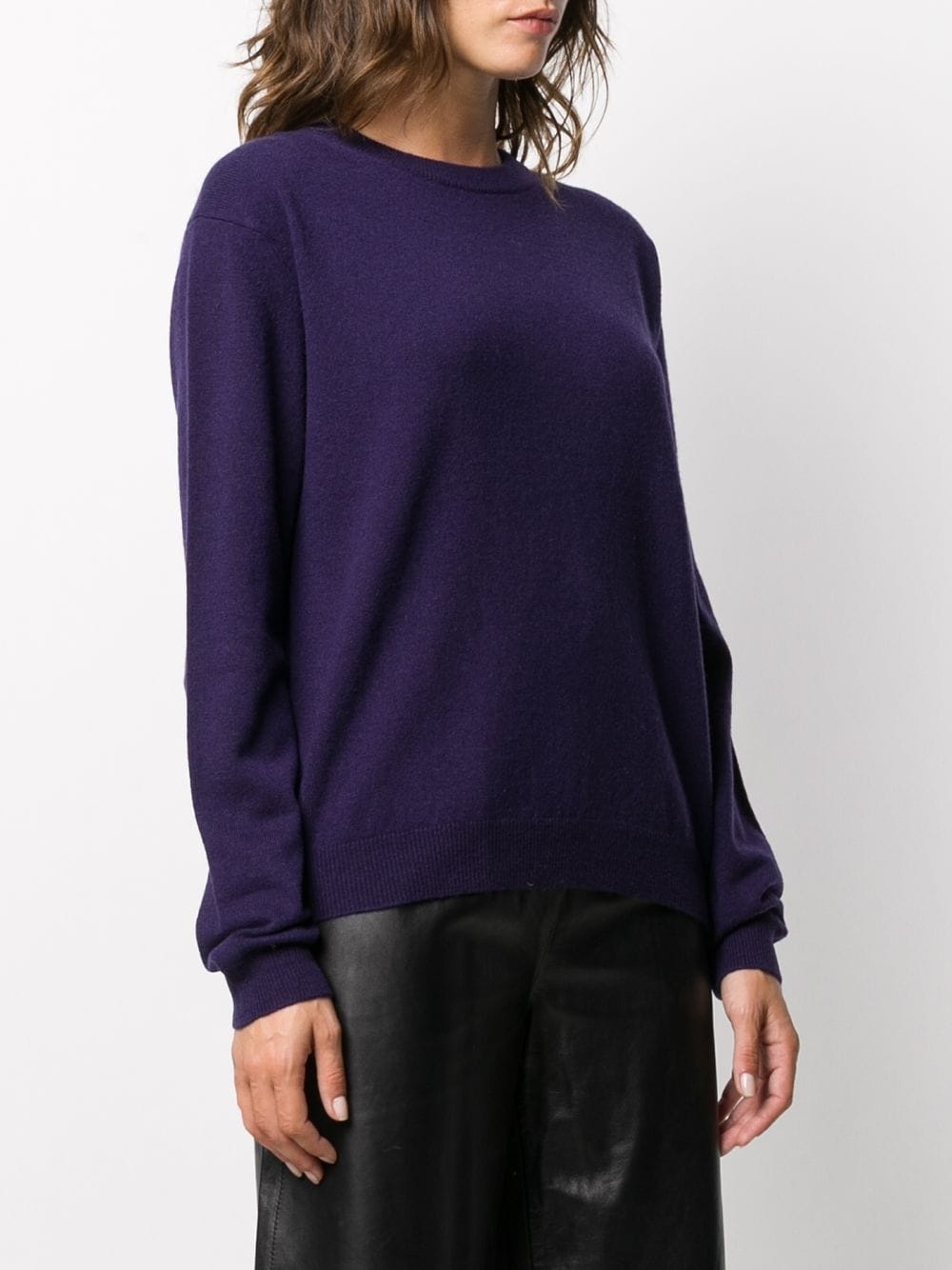 round neck cashmere jumper - 3