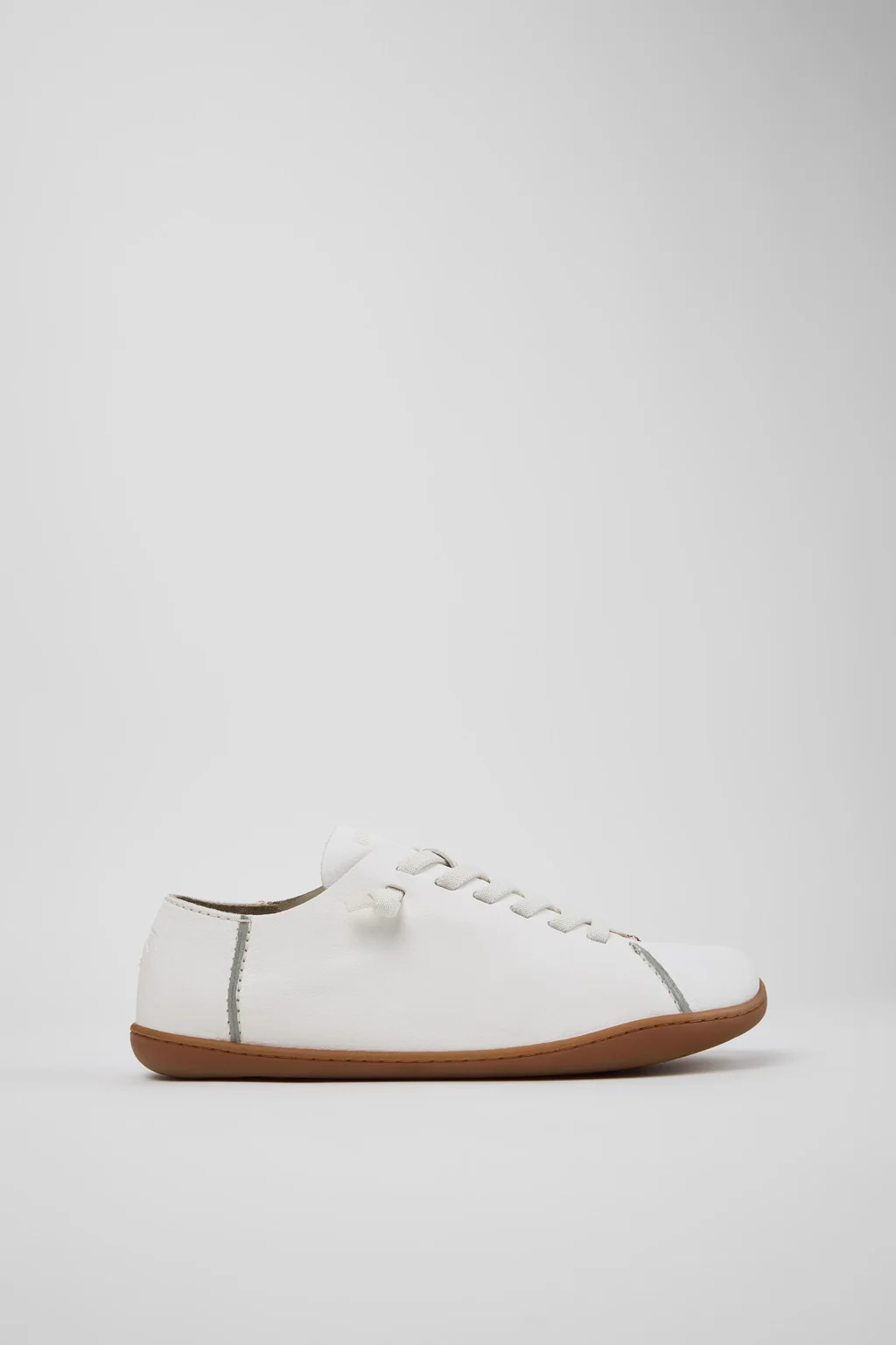 Twins White Vegetable-Tanned Leather Shoes for Men. - 1