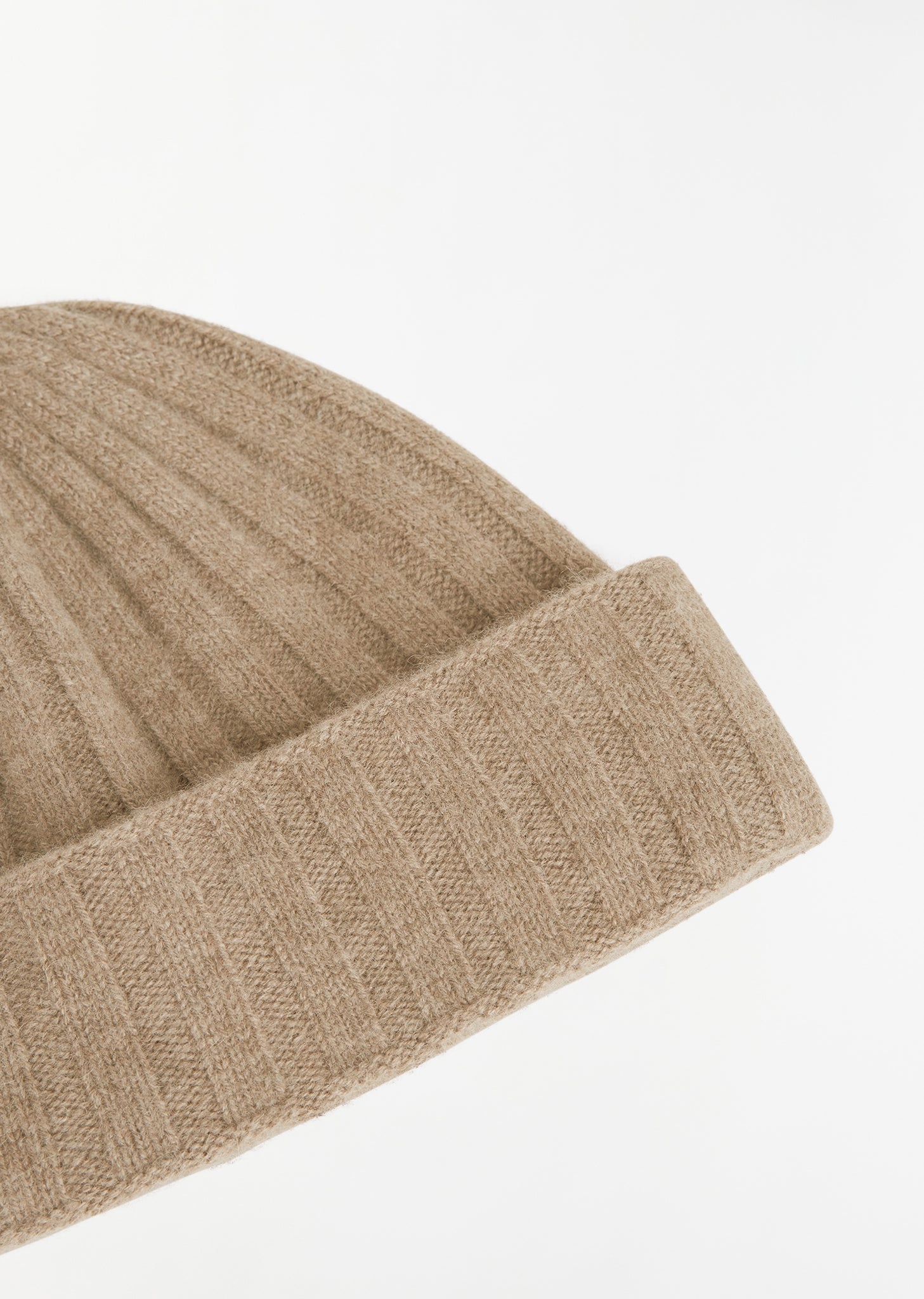 Cashmere Beanie — Biscuit - 2