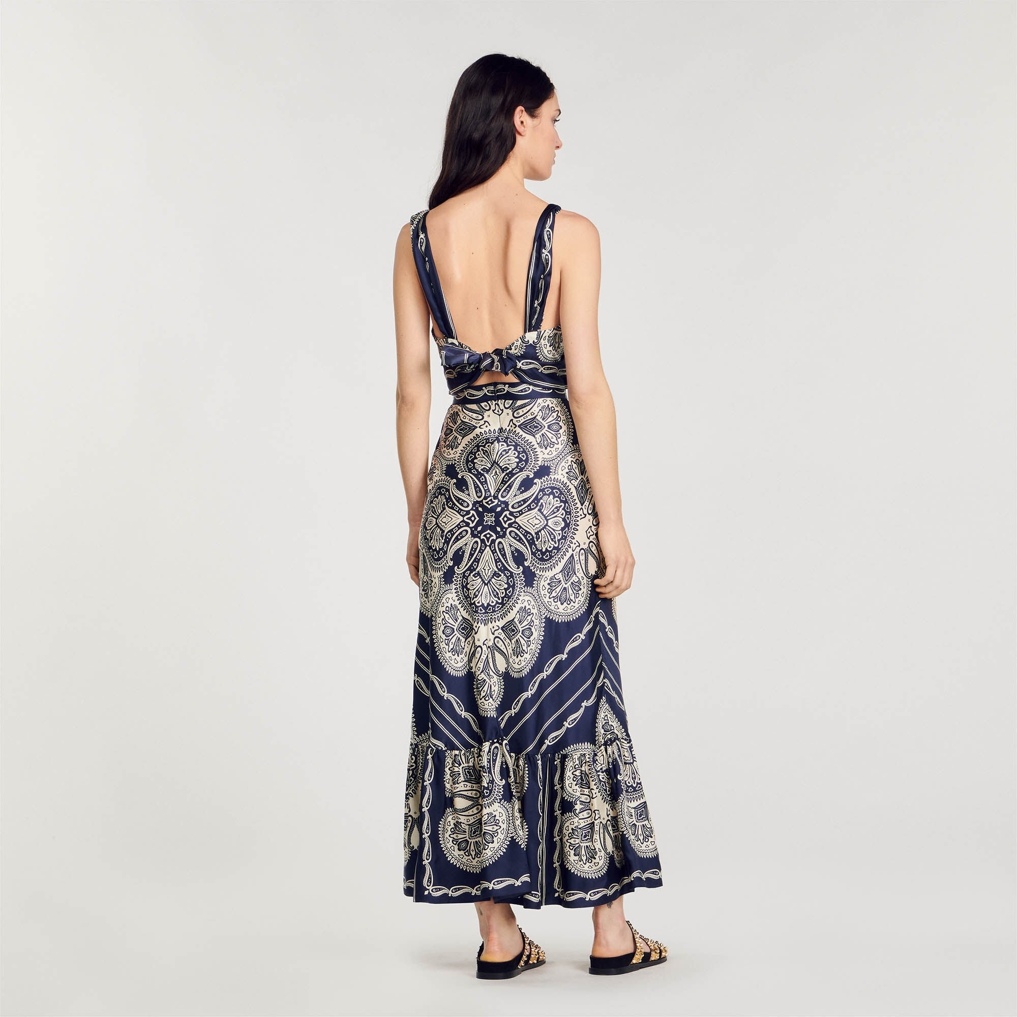 PATTERNED MAXI DRESS - 6