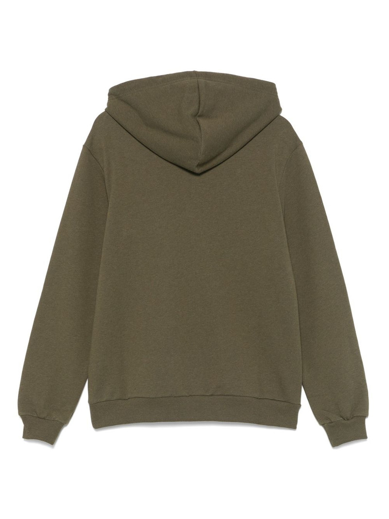 A.P.C. logo-print hoodie outlook