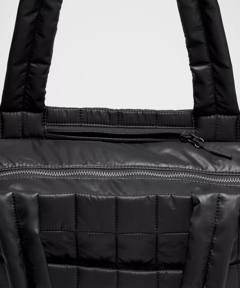 Quilted Grid Tote Bag 12L 5