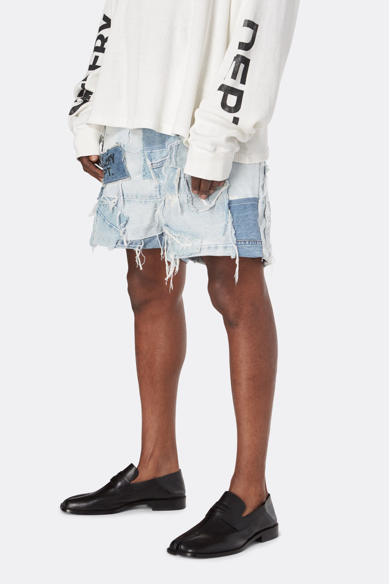 PATCHWORK DENIM ZUMA SHORTS 7