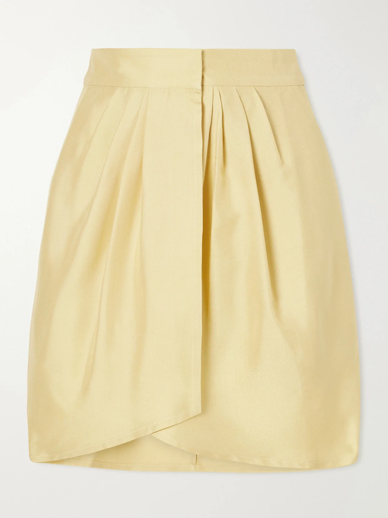 Kamas Silk Pleated Wrap Skirt - 1