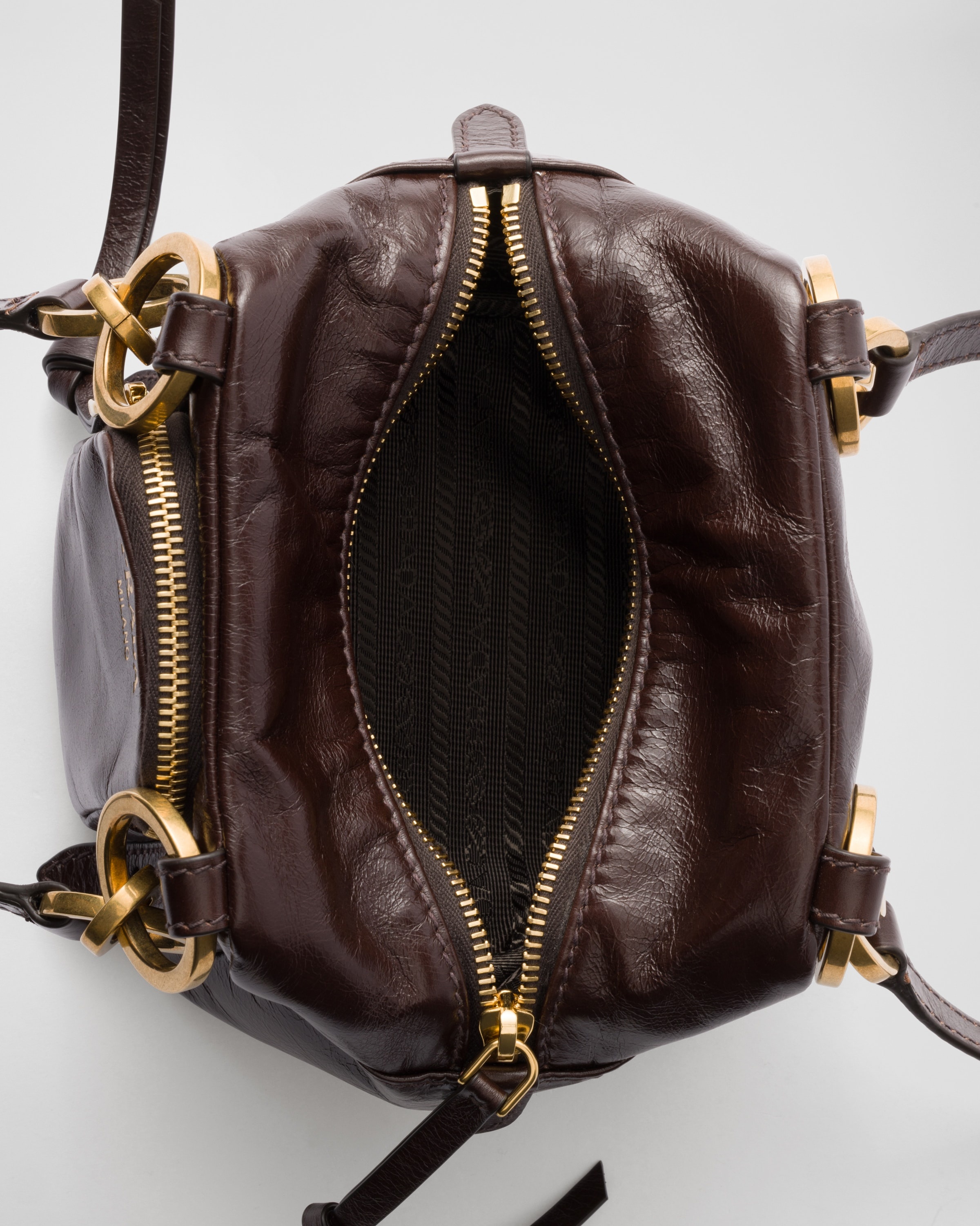 Prada Dangle leather top-handle mini-bag - 4