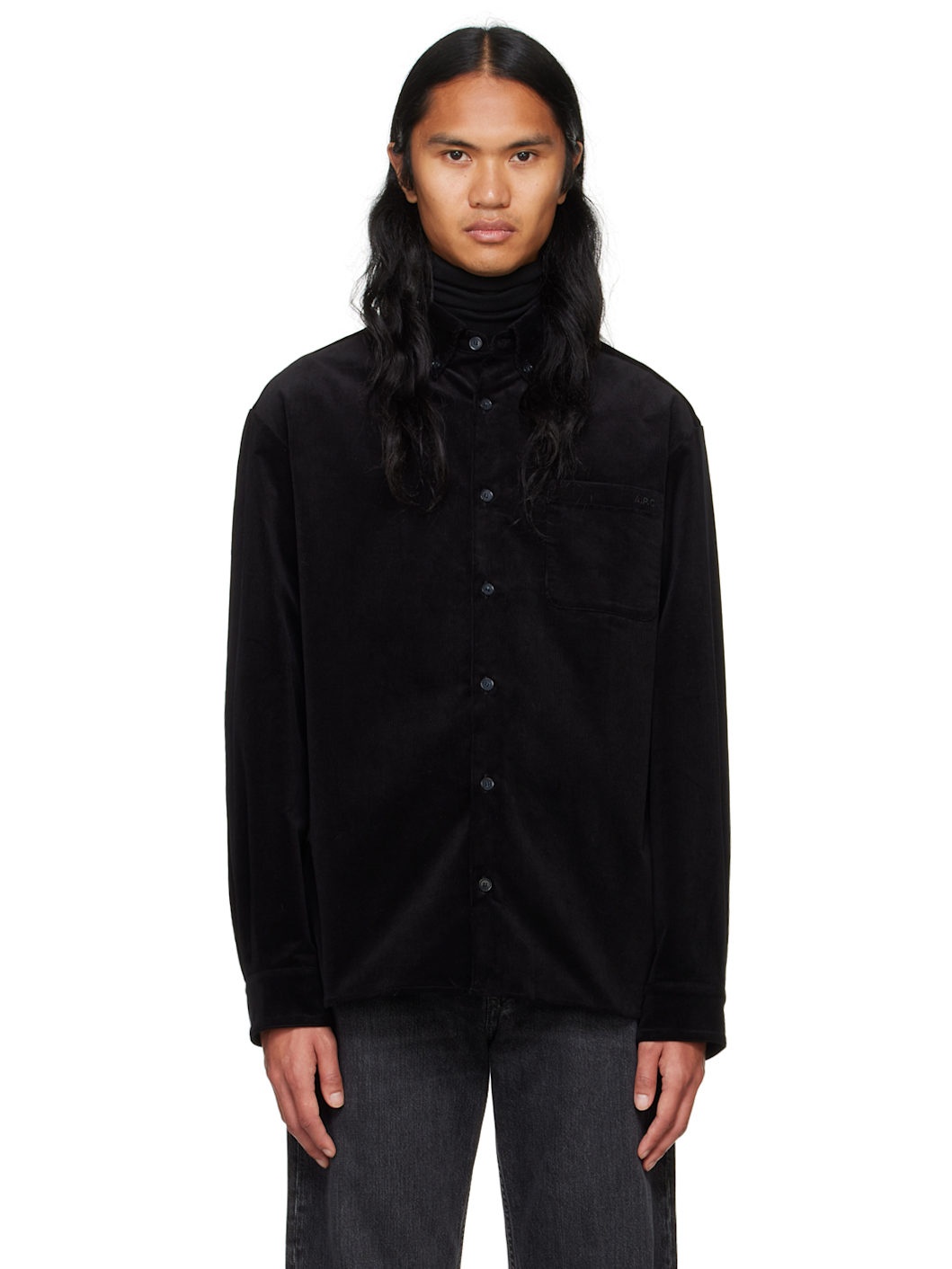 Black Mateo Shirt - 1