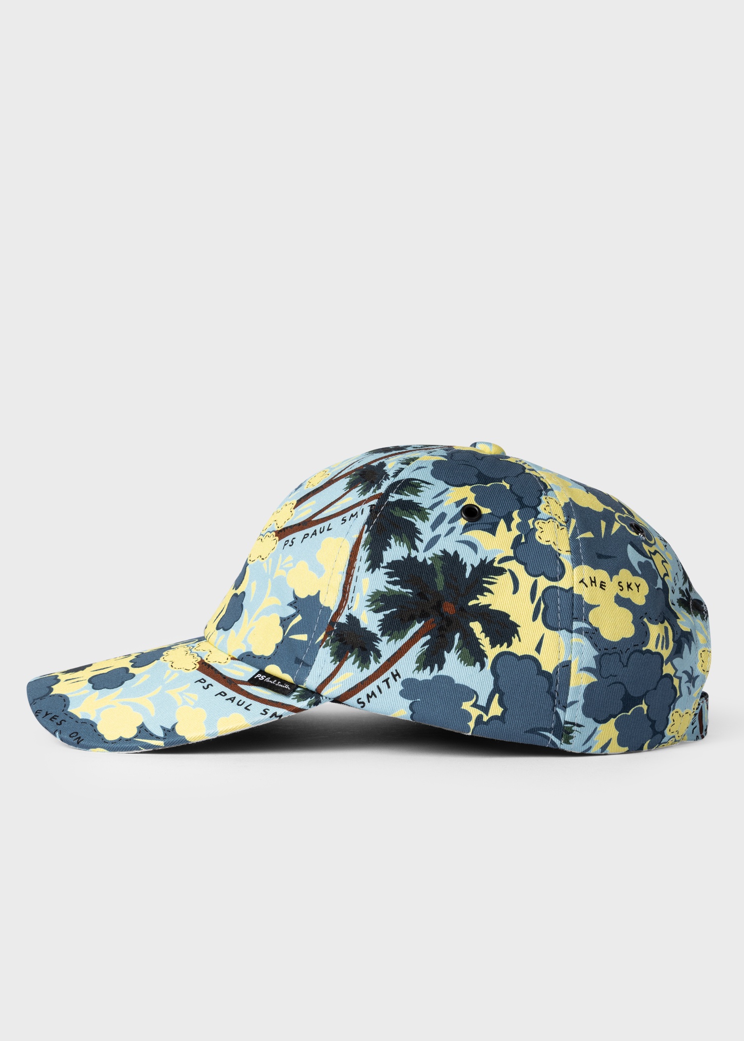 Blue 'Eyes On The Skies' Cotton Baseball Cap - 1