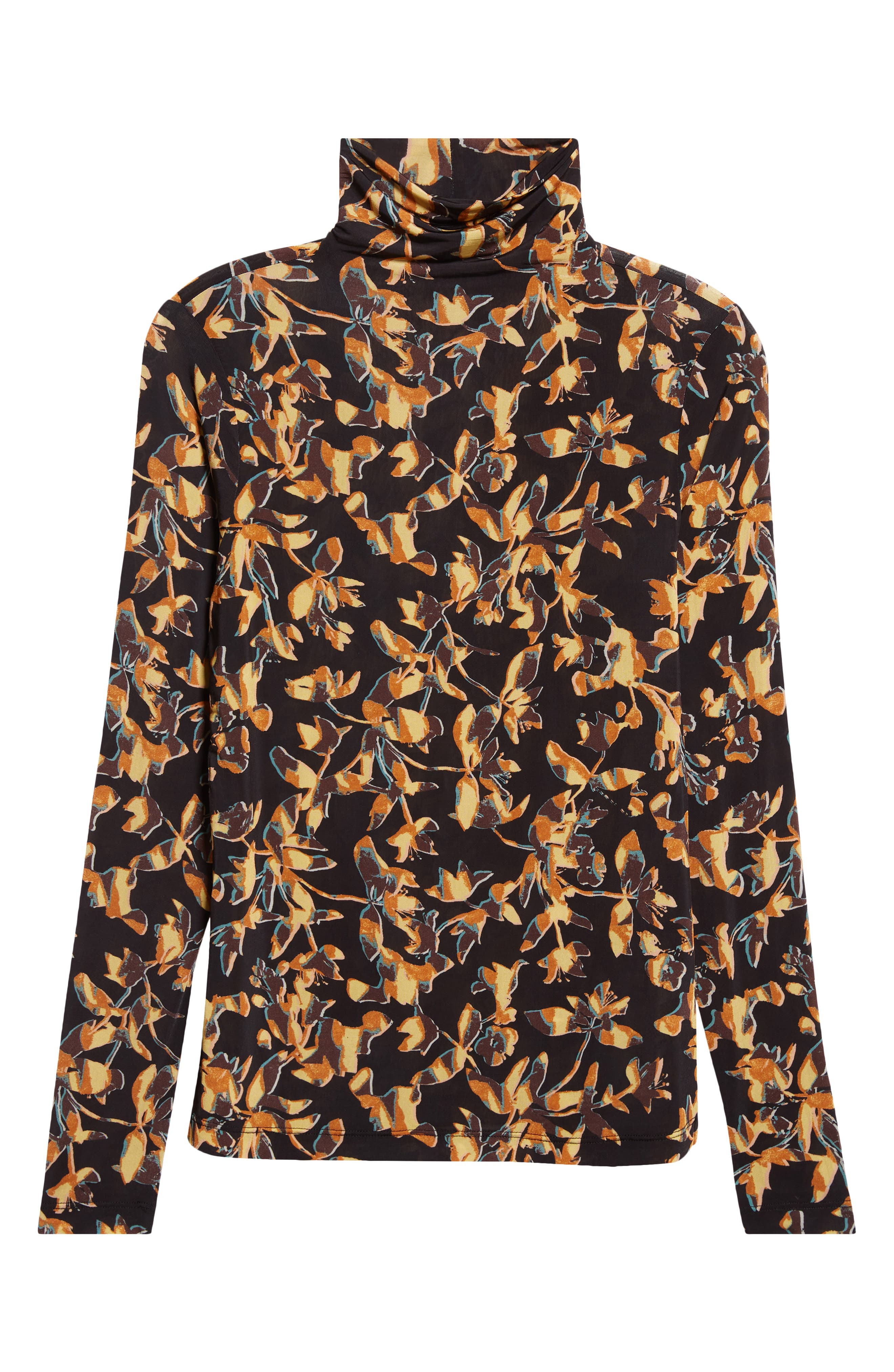 Ulla Johnson Aurelia Funnel Neck Jersey Sweater in Solaris at Nordstrom - 5