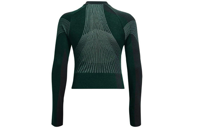 Under Armour (WMNS) Under Armour Causual Training Short Sports Long Sleeve T-Shirts 'Green' 1362723-370 outlook