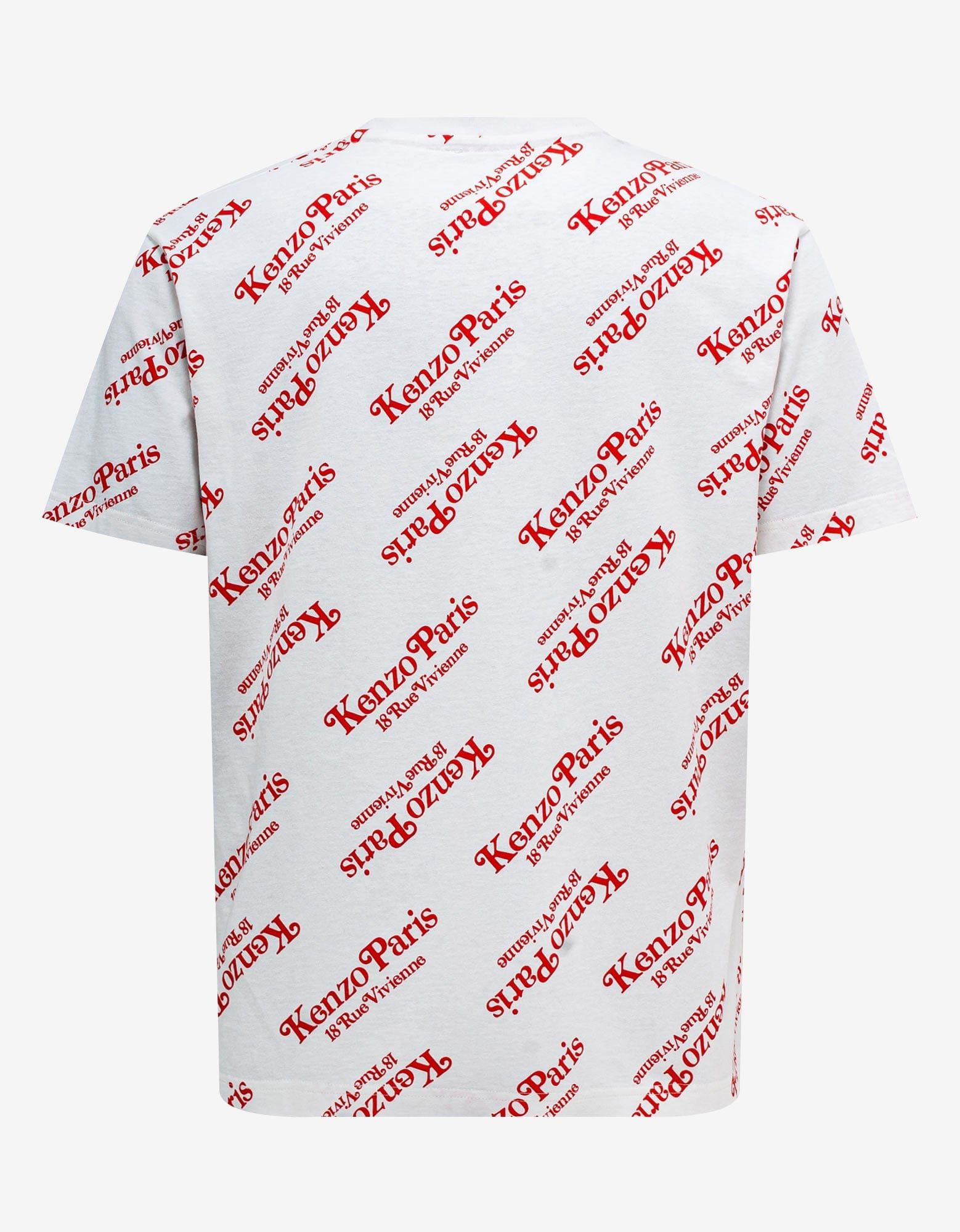 Kenzo by Verdy White All-Over Logo Oversize T-Shirt - 2