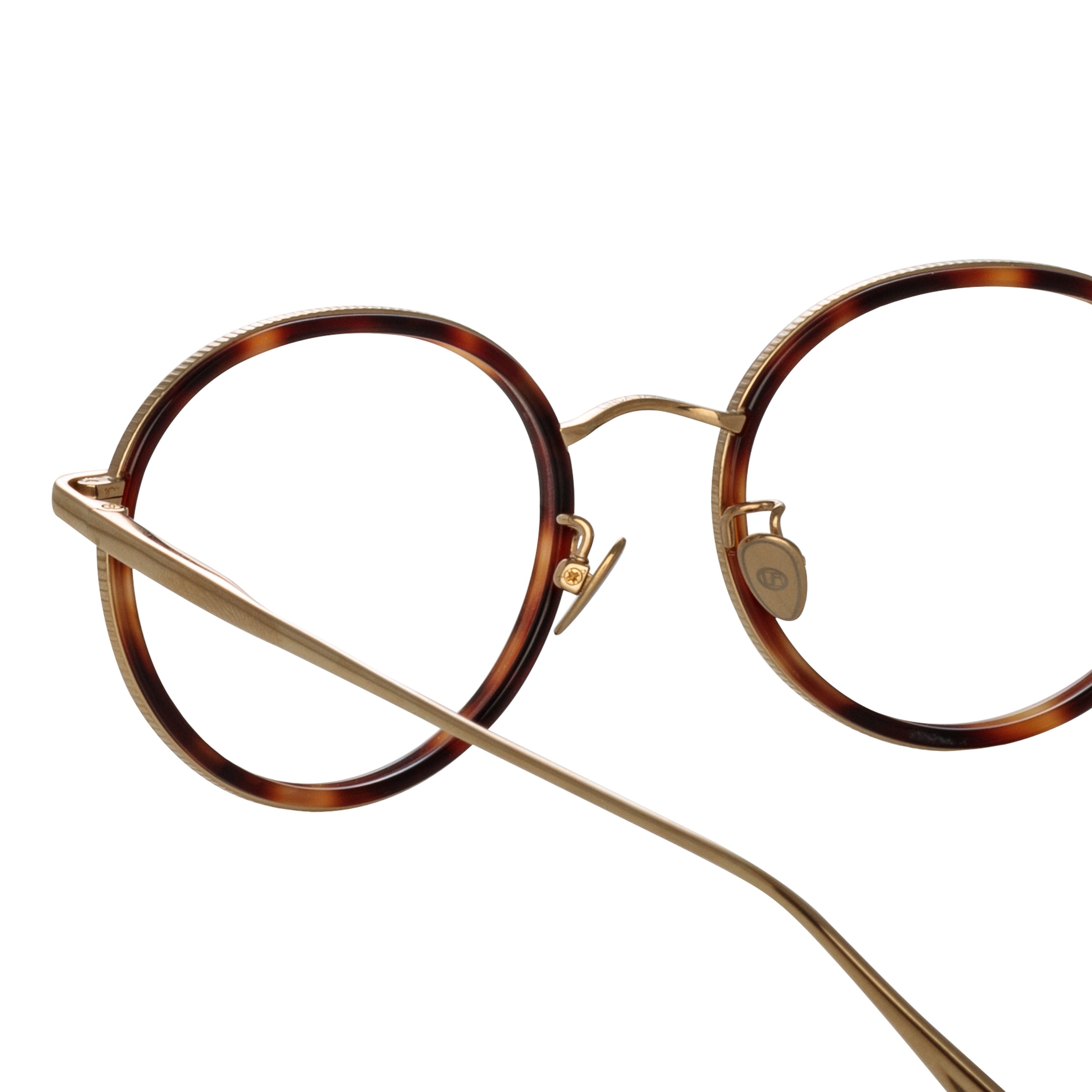 SATO OVAL OPTICAL FRAME IN LIGHT GOLD - 4