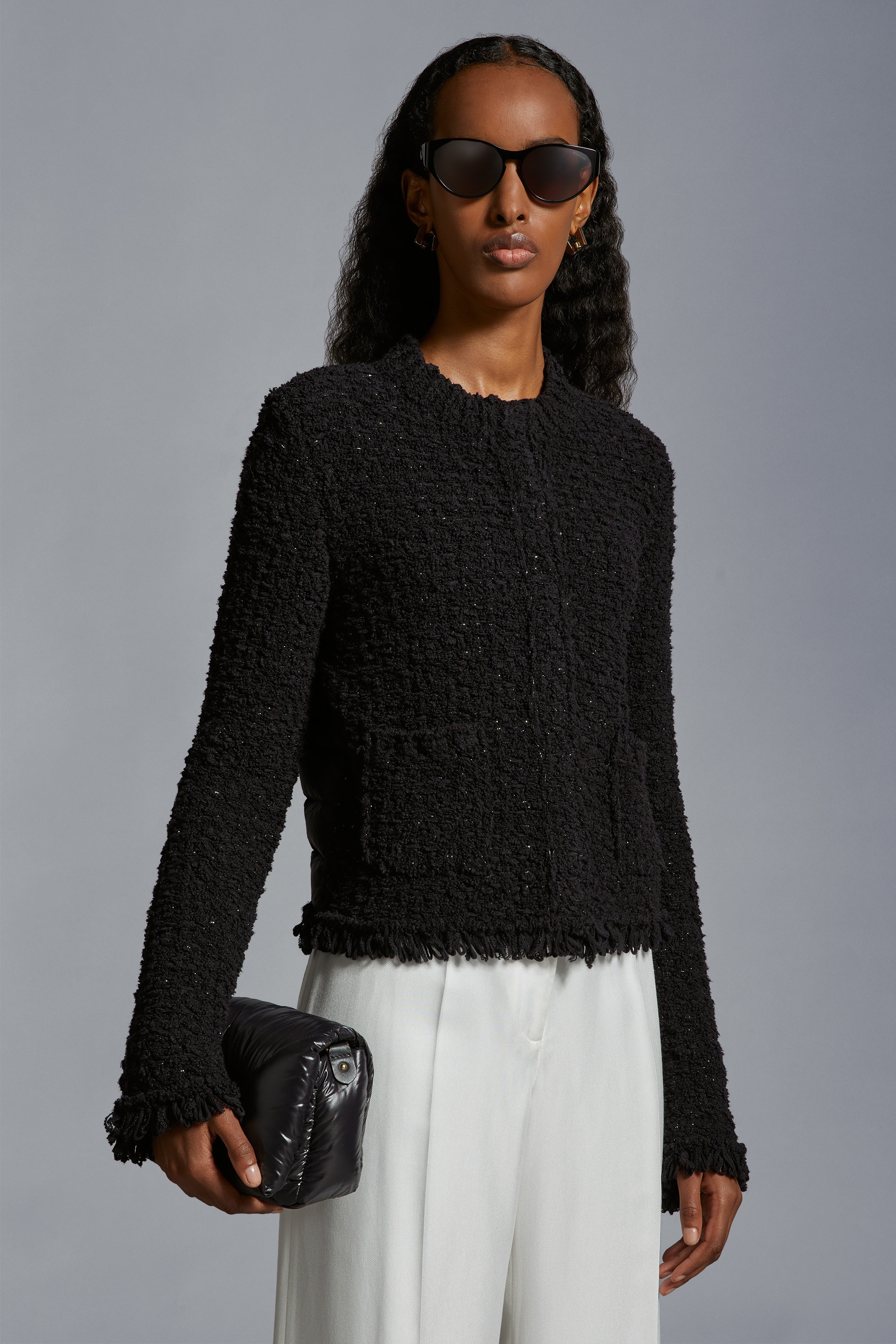 Padded Cotton Cardigan - 2