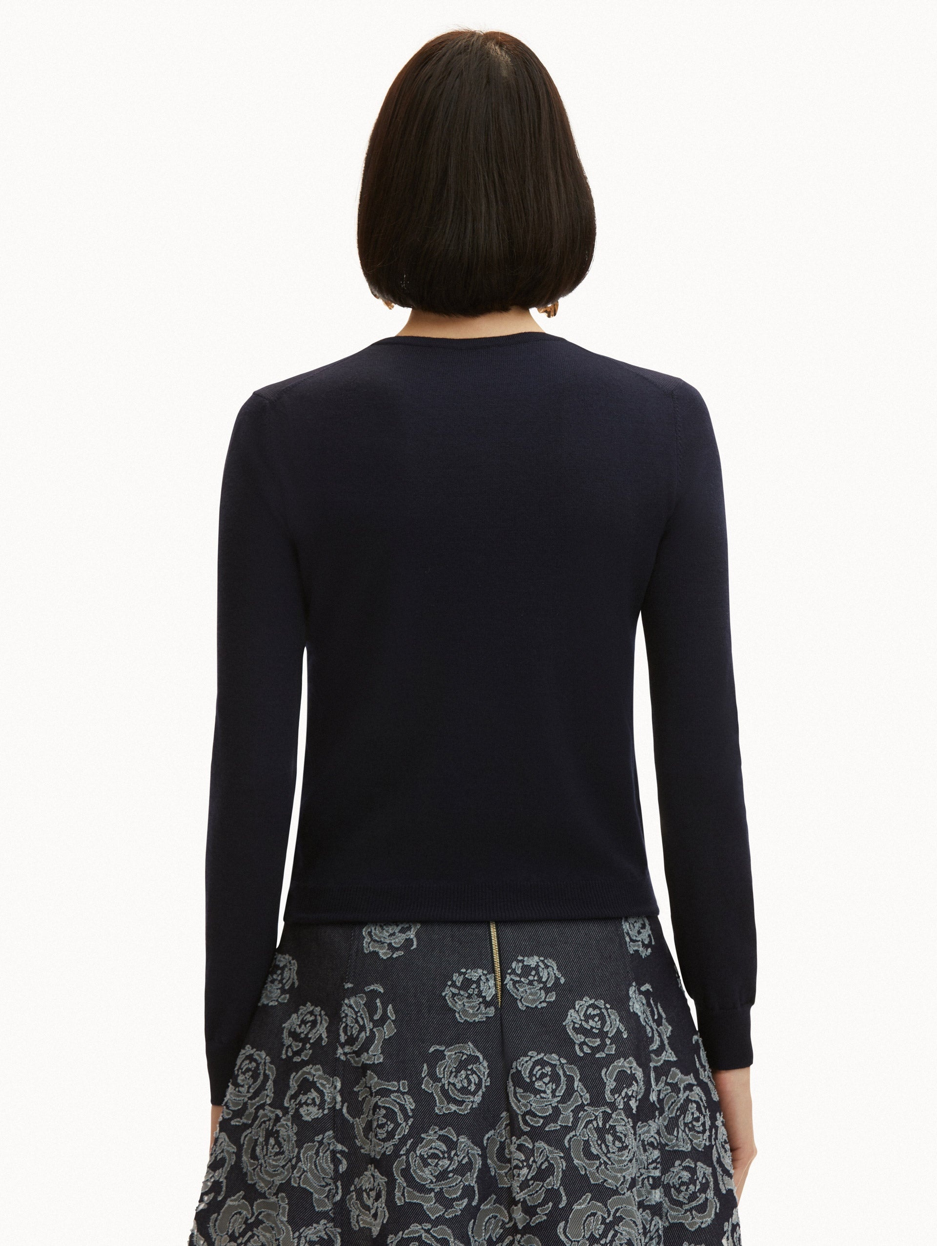 ENGLISH ROSE BUTTON CARDIGAN - 4