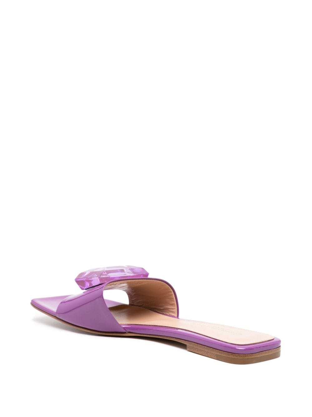Jaipur crystal-embellished slides - 3
